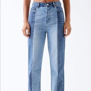 PACSUN TWO TONE MOM JEAN